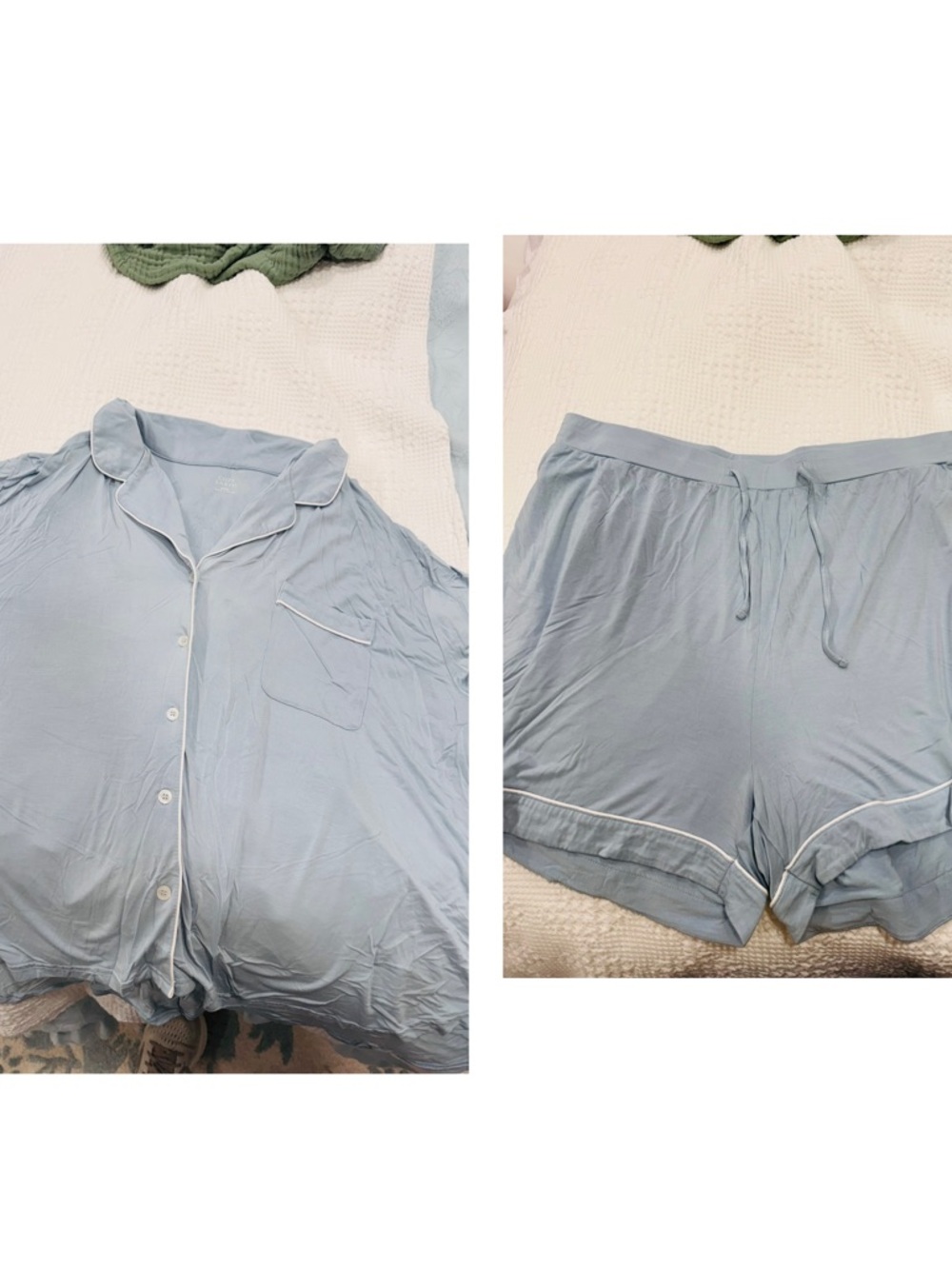 Cozy Earth XXXL Women’s Light Blue Pajama Set